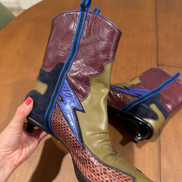 Vintage Miu Miu Spring 2000 Cowboy Boots (36 / US 6) - Picture 6 of 6